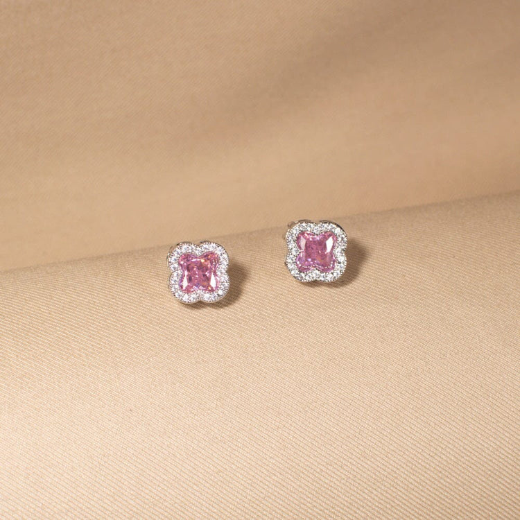 The Pink Pixie Clover Pendant Set