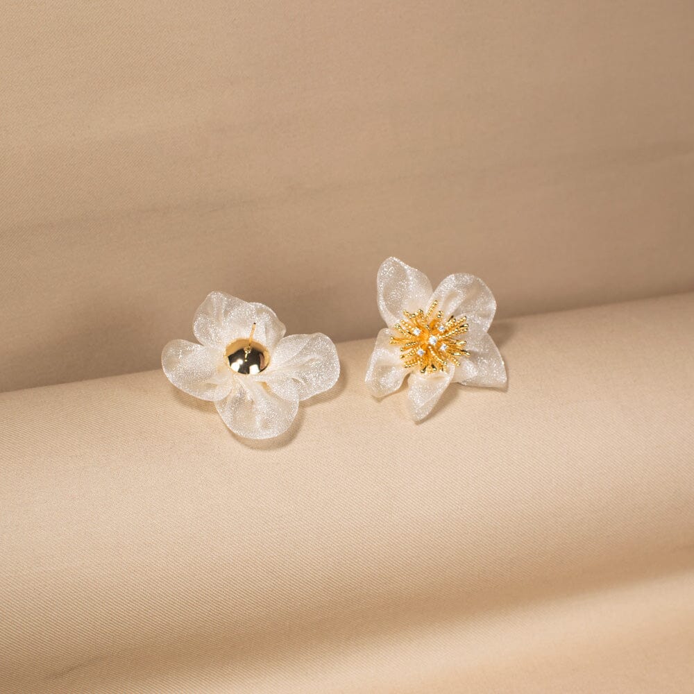 The Crystal Camellia Studs