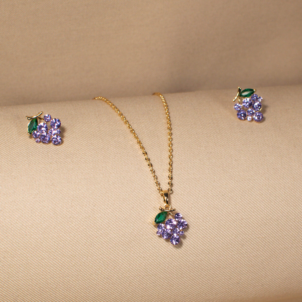 Vineyard Sparkle Pendant Set
