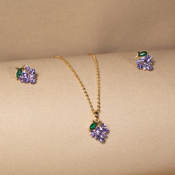 Vineyard Sparkle Pendant Set