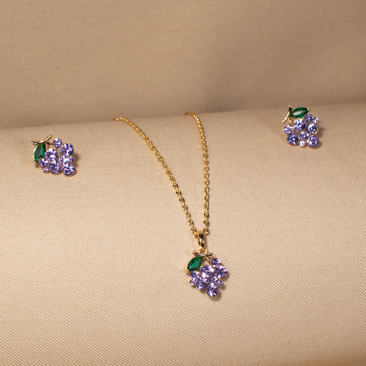 Vineyard Sparkle Pendant Set