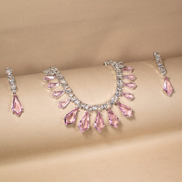 The Desert Rose Prism Necklace Set