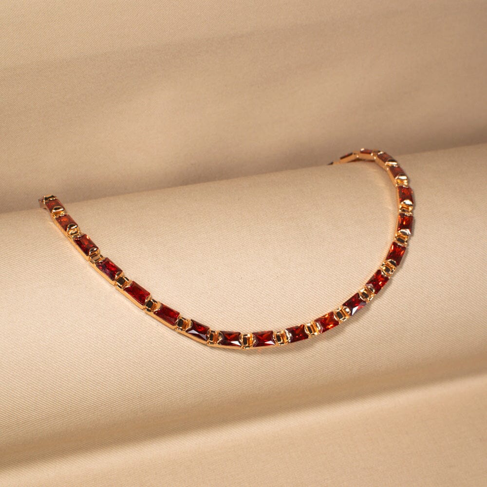 Crimson Glow Necklace Set