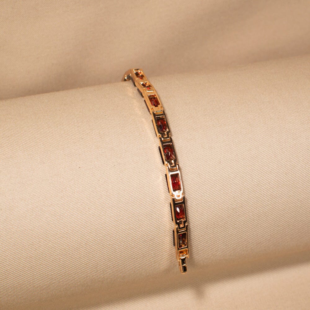 Crimson Glow Bracelet