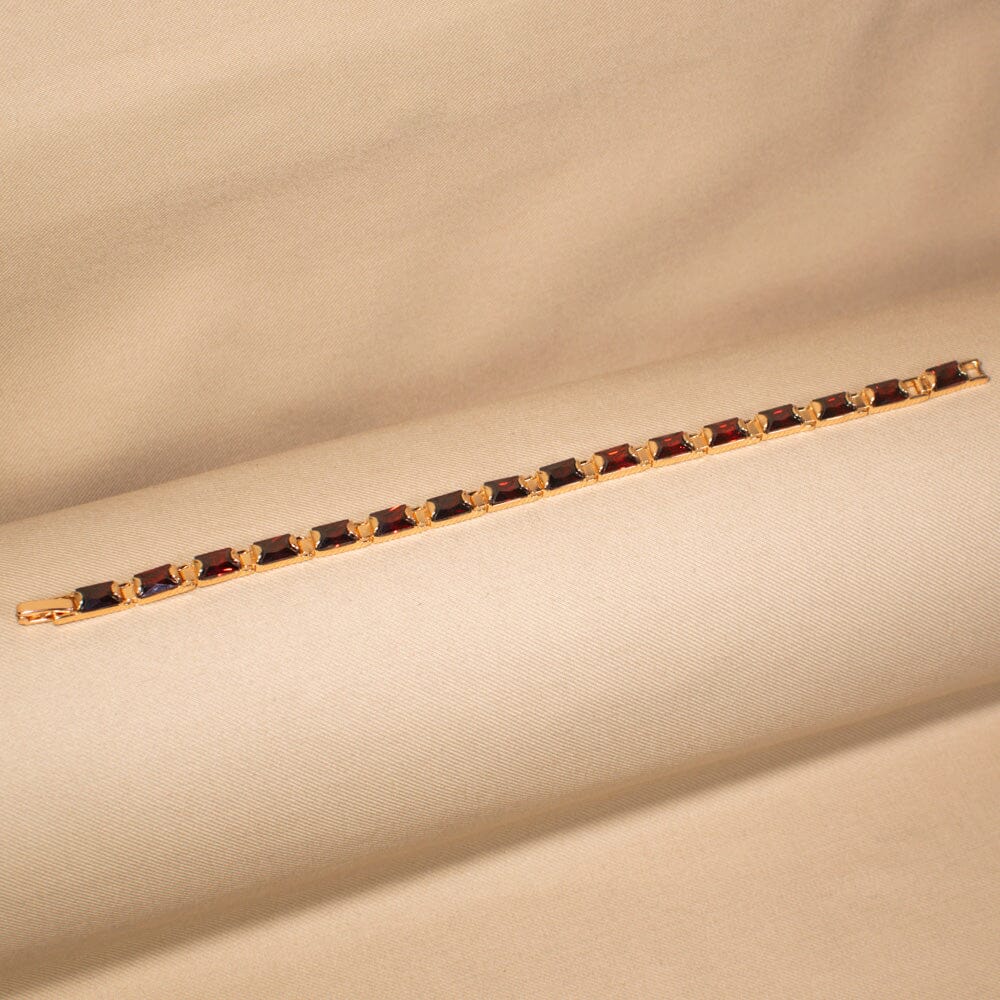 Crimson Glow Bracelet