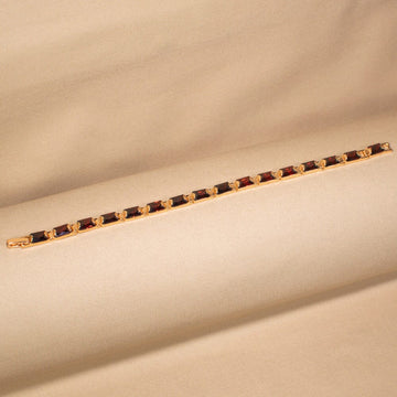 Crimson Glow Bracelet