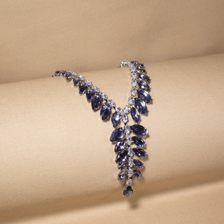 Majestic Plum Necklace Set