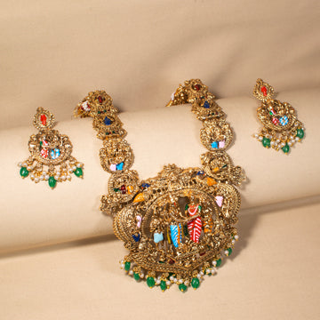 Royal Utsav Statement Necklace Set