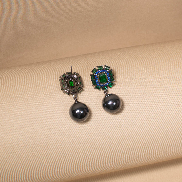 Gothic Glamour Drop Earrings