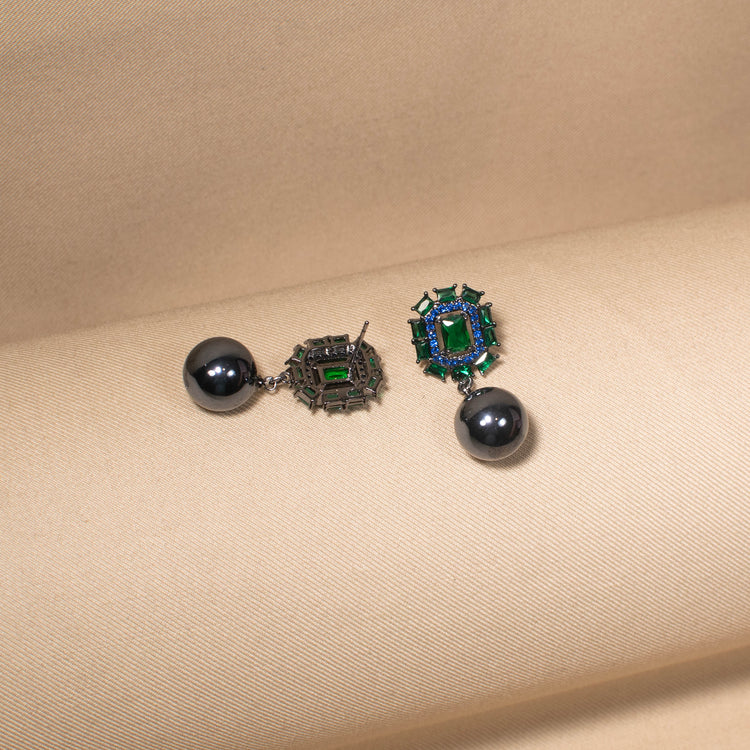 Gothic Glamour Drop Earrings
