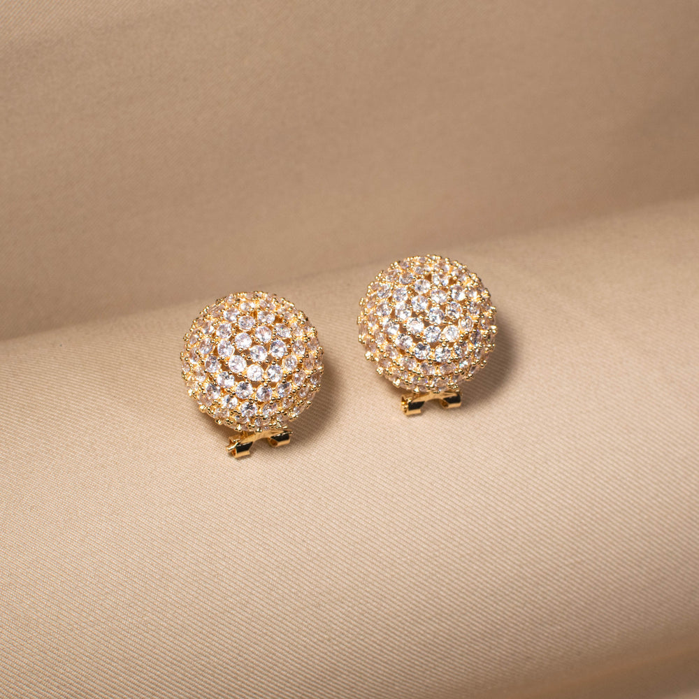 Golden Sparkle Studs