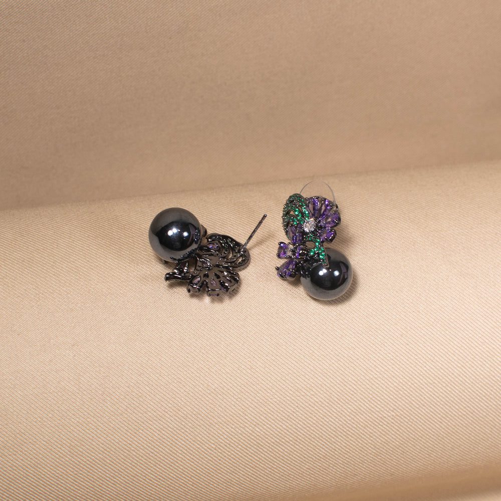Starry Bloom Pearl Earrings