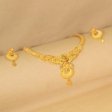 Niyati Gold Replica Necklace Set - Alankar Collection