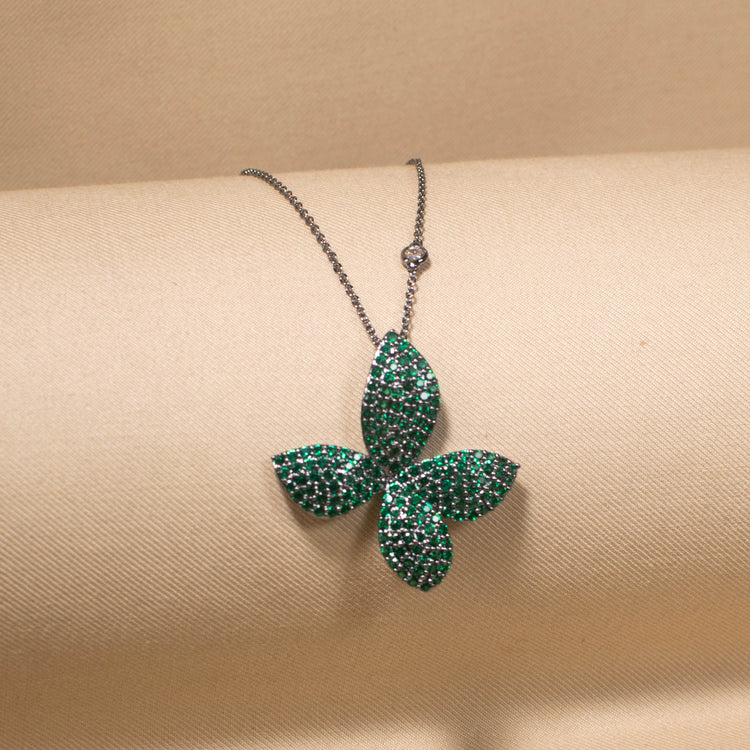 Eternal Spark Luxe Pendant Set - Green