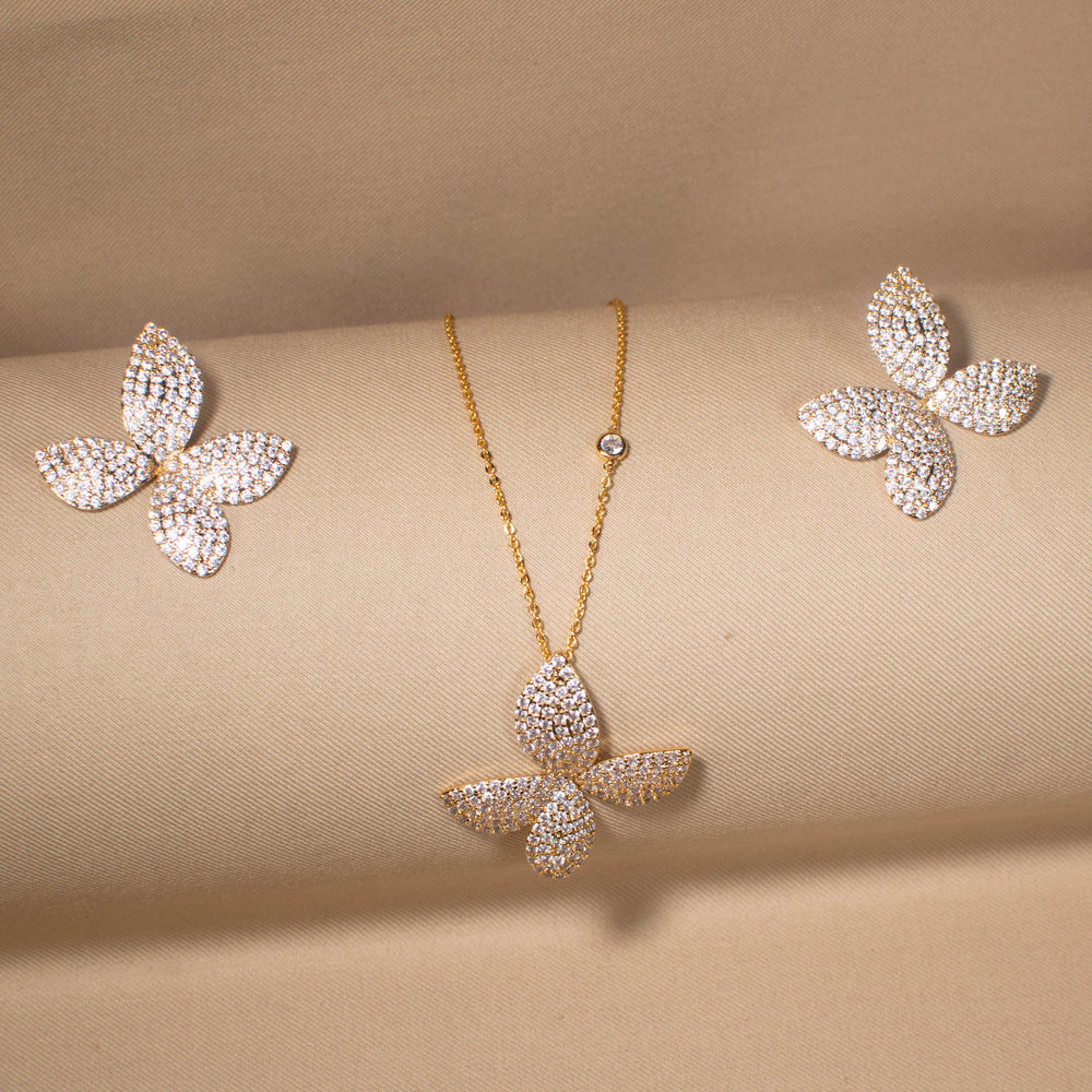 Eternal Spark Luxe Pendant Set - Golden