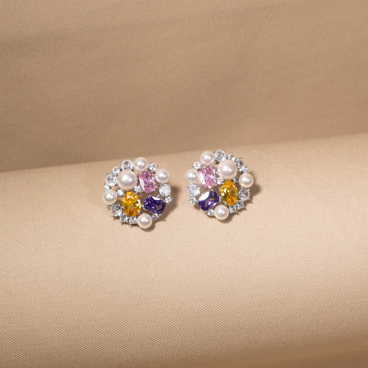 Sorbet Garden Pearl Studs