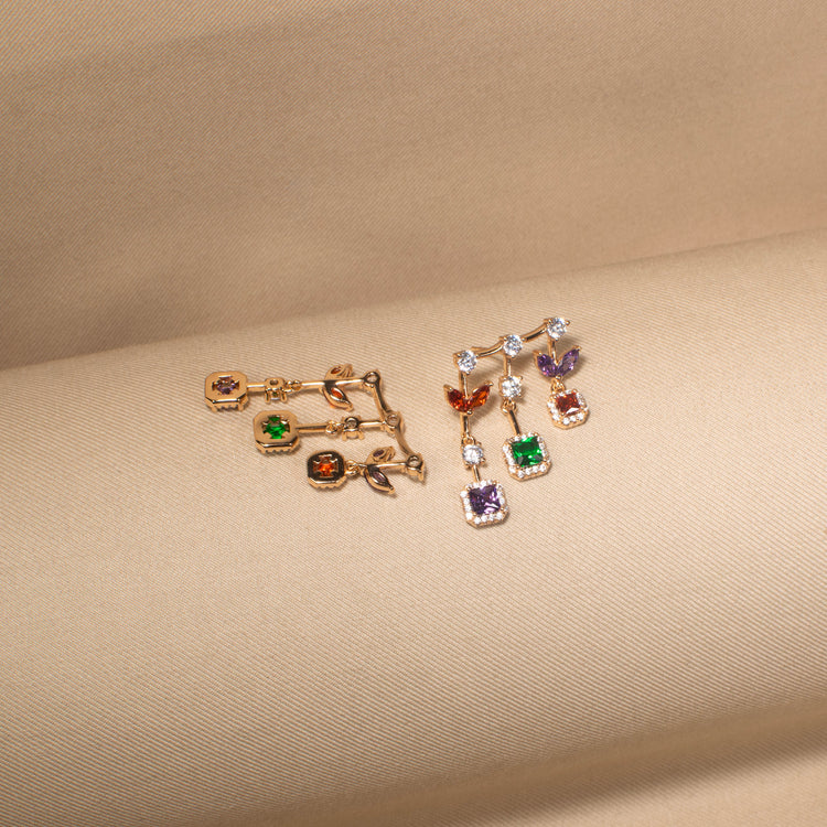 Aria Earrings - Golden