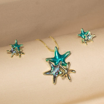 Wish Upon a Star Pendant Set-Edgy Collection