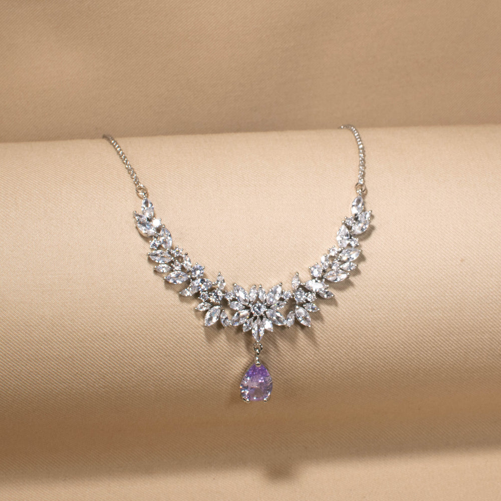 Purple Haze Sparkle Necklace Set