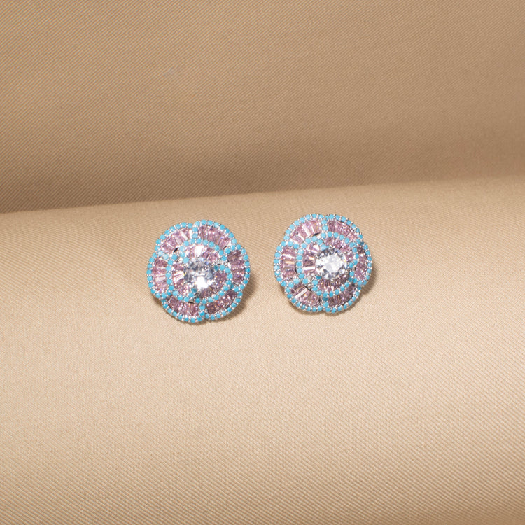 Fairy Dust Rose Studs