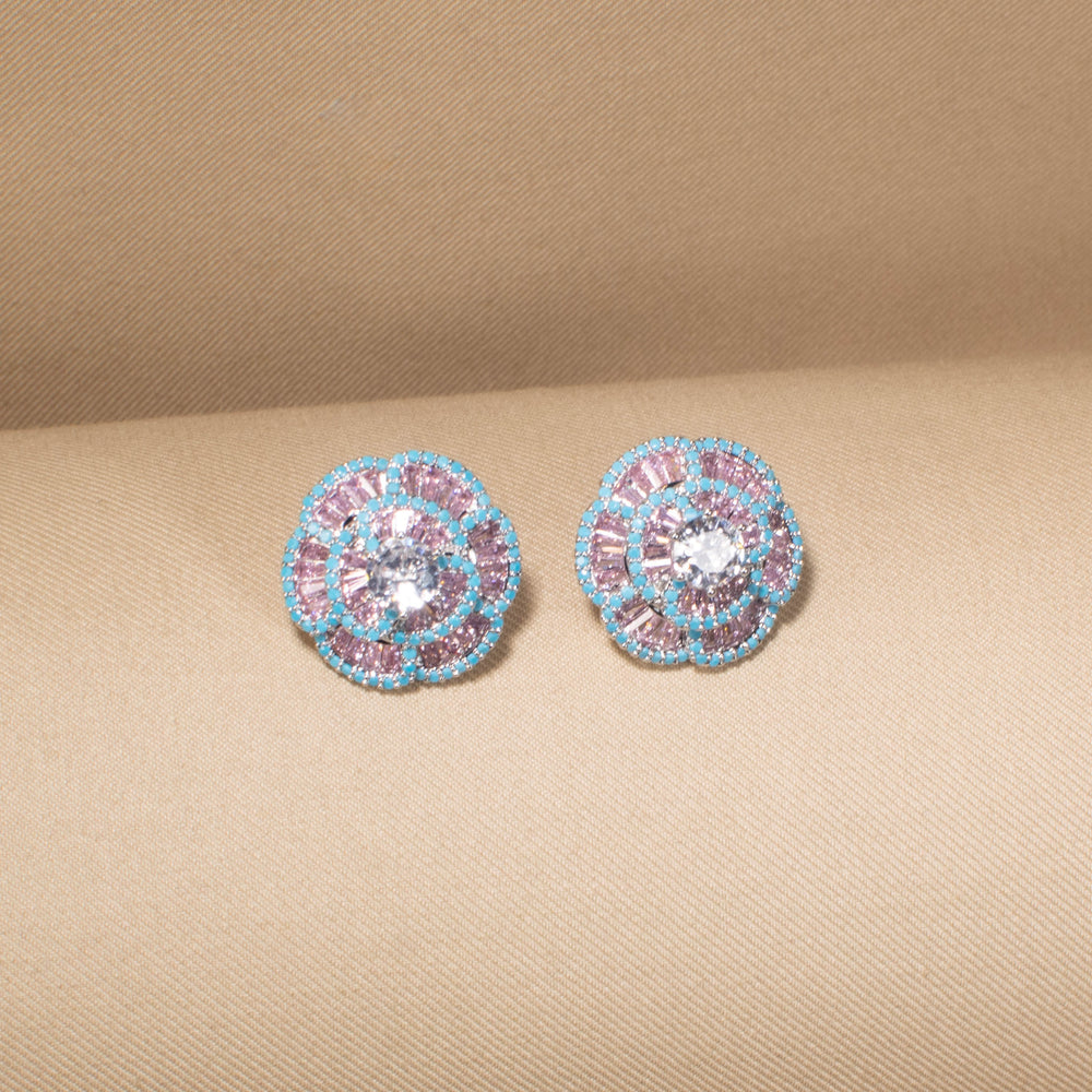 Fairy Dust Rose Studs