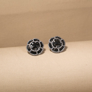 Noir Rose Studs