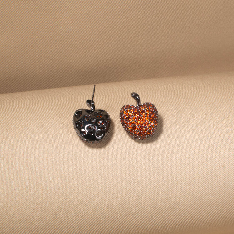 Fiery Apple Studs