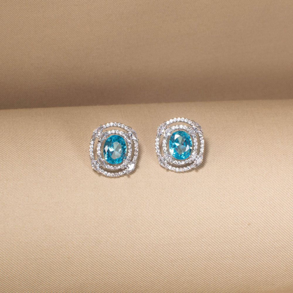 Aqua Ripple Studs