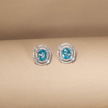 Aqua Ripple Studs