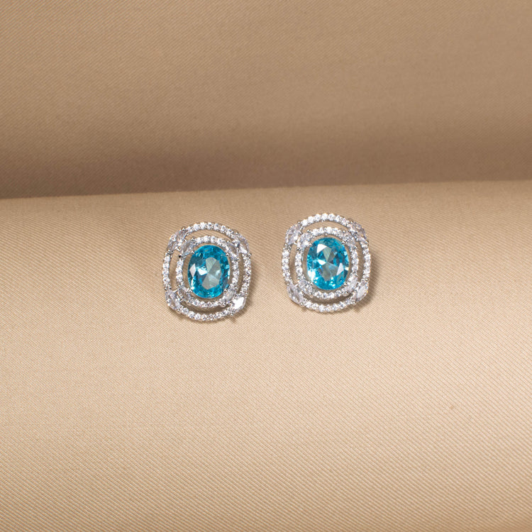 Aqua Ripple Studs