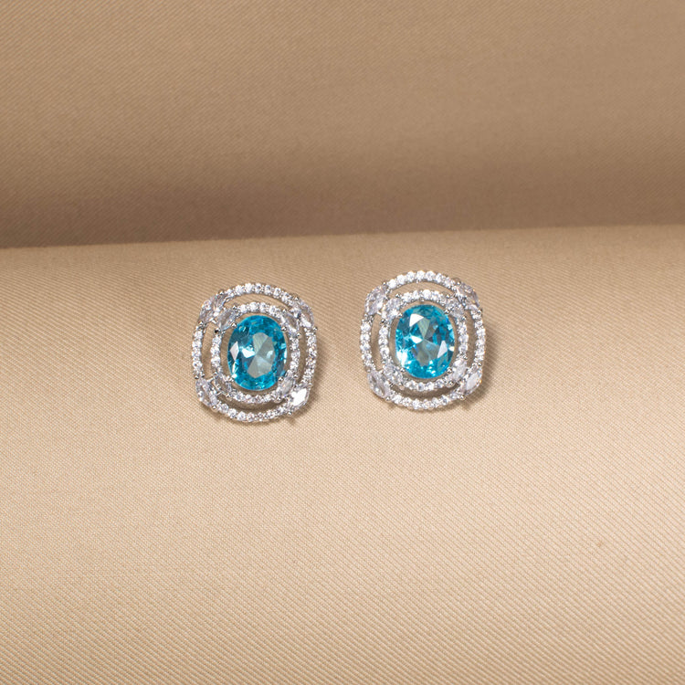 Aqua Ripple Studs
