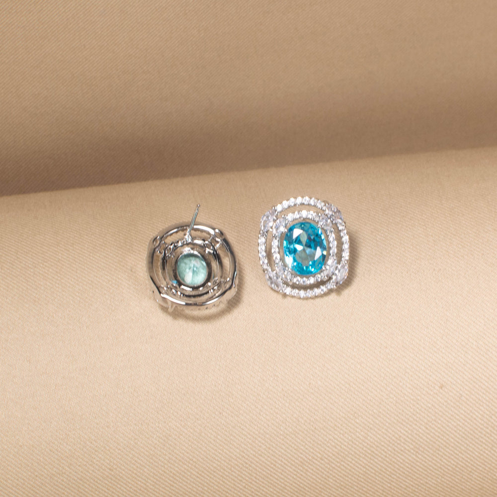 Aqua Ripple Studs