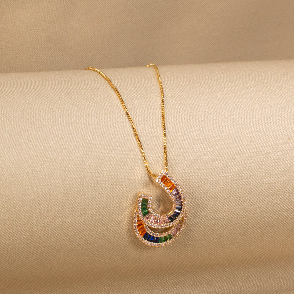 Cosmic Wave Pendant Set