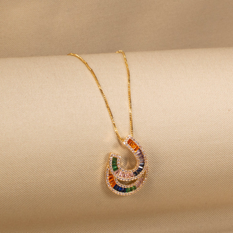 Cosmic Wave Pendant Set