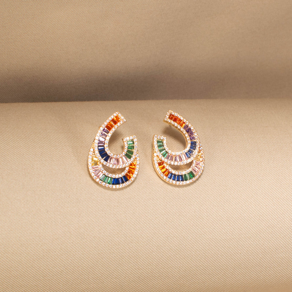 Cosmic Wave Pendant Set