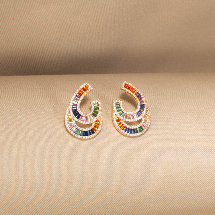 Cosmic Wave Pendant Set