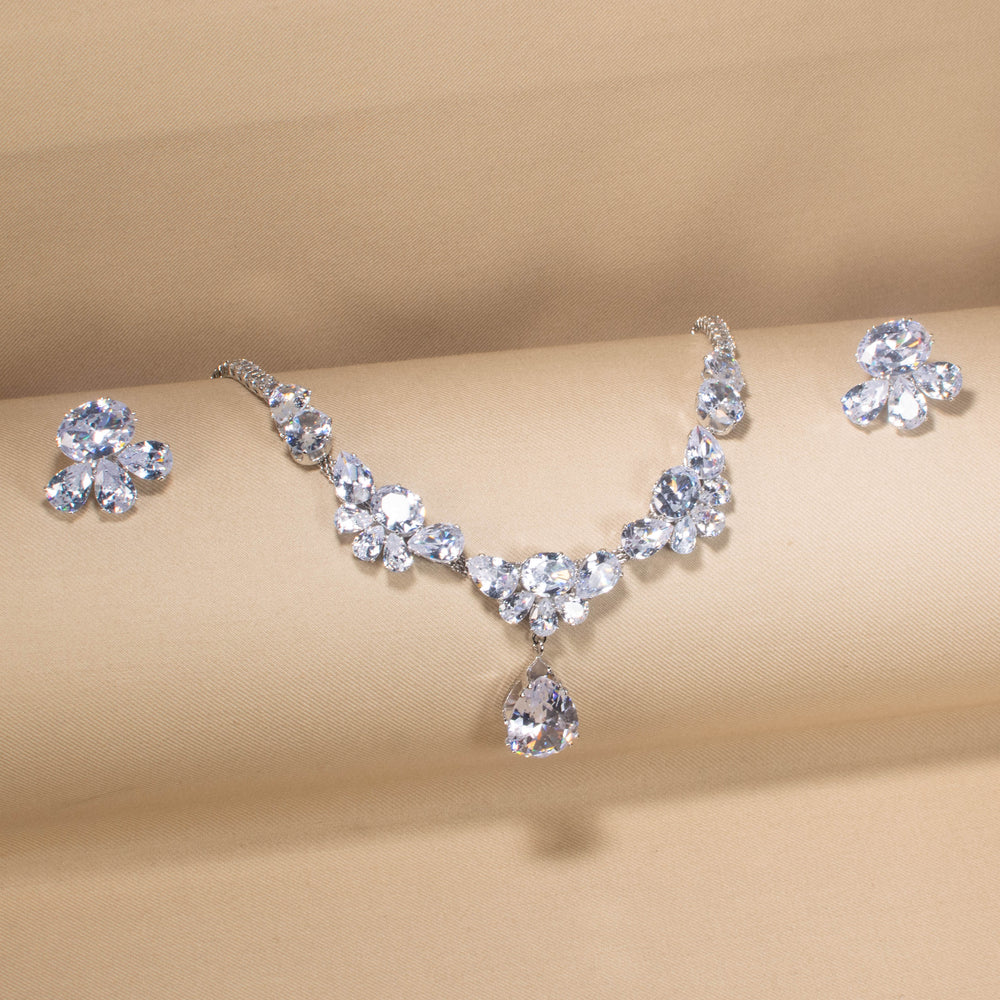 Frost Cascade Necklace Set