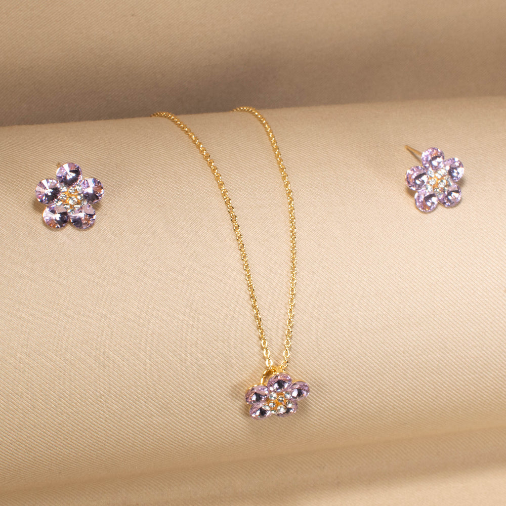 Daisy Charm Pendant Set
