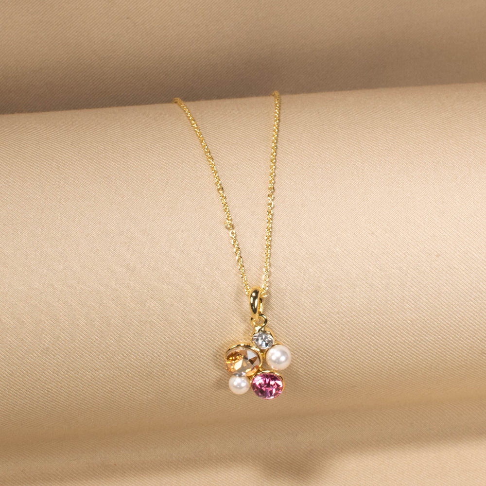 Sunset Pearl Medley Pendant Set