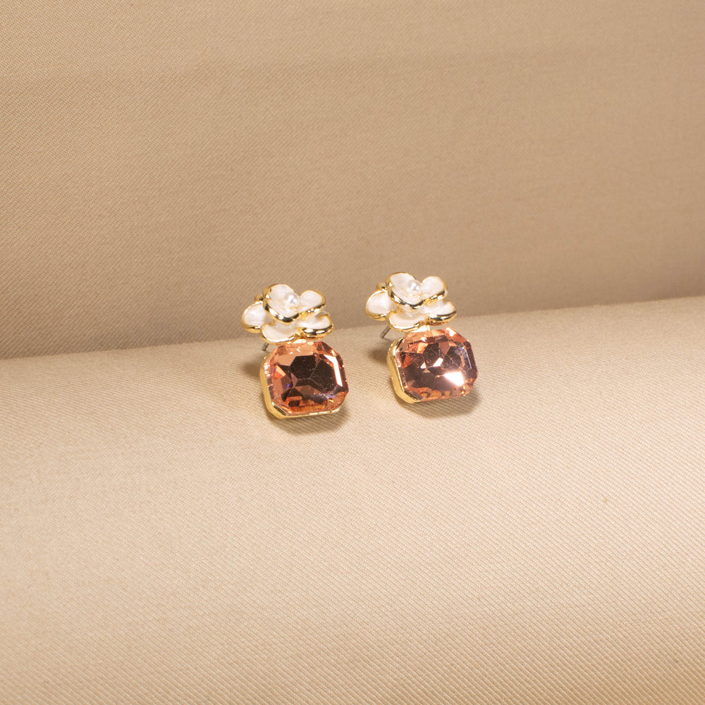 Creamy Camellia Pendant Set