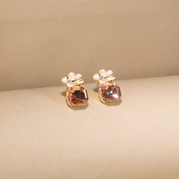 Creamy Camellia Pendant Set