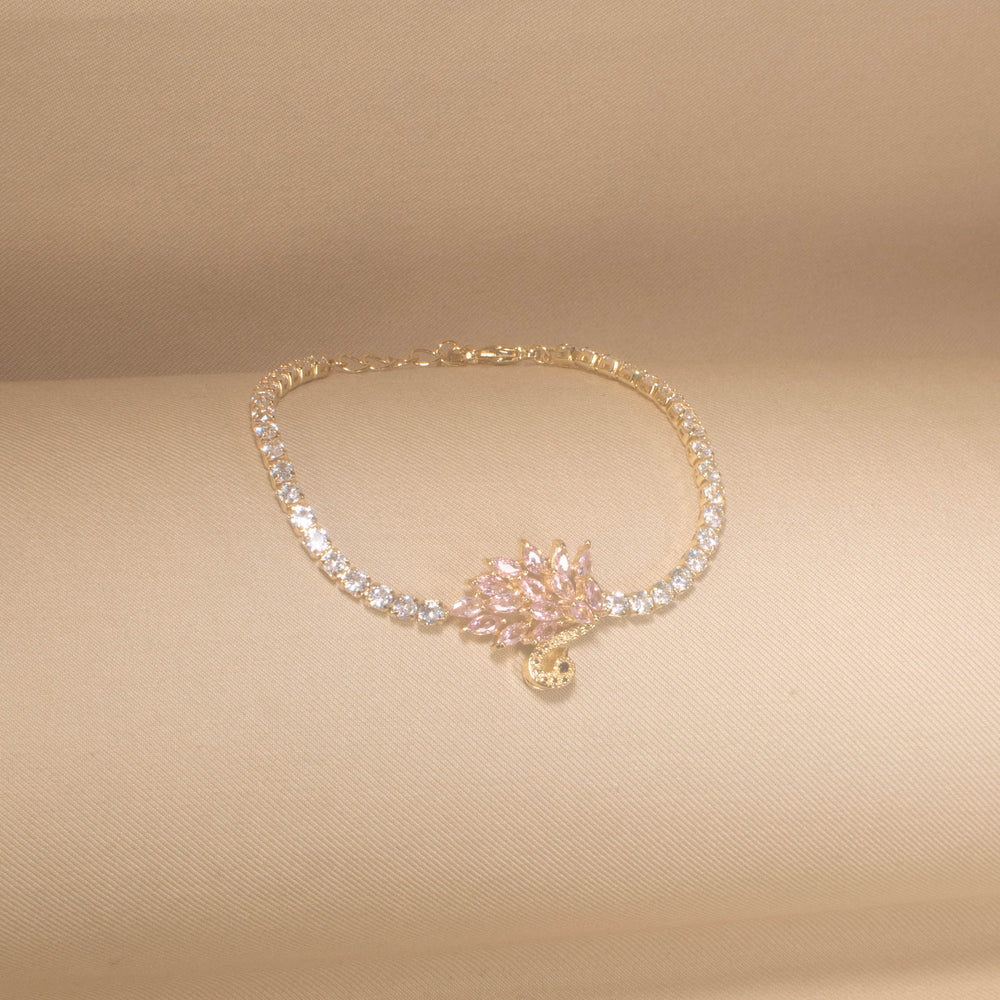 Graceful Swan Serenade Bracelet