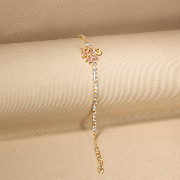 Graceful Swan Serenade Bracelet