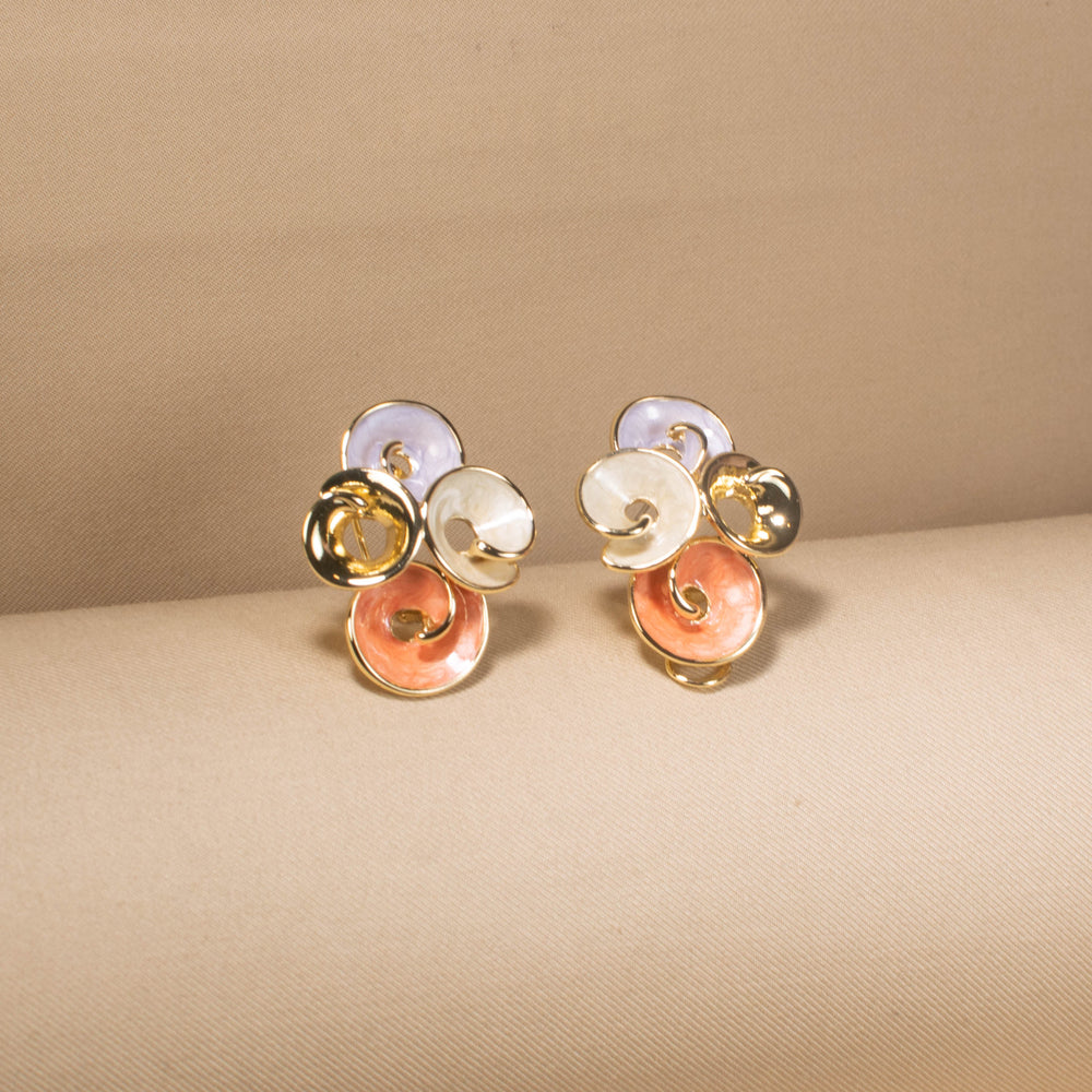 Coral Swirl Pendant Set
