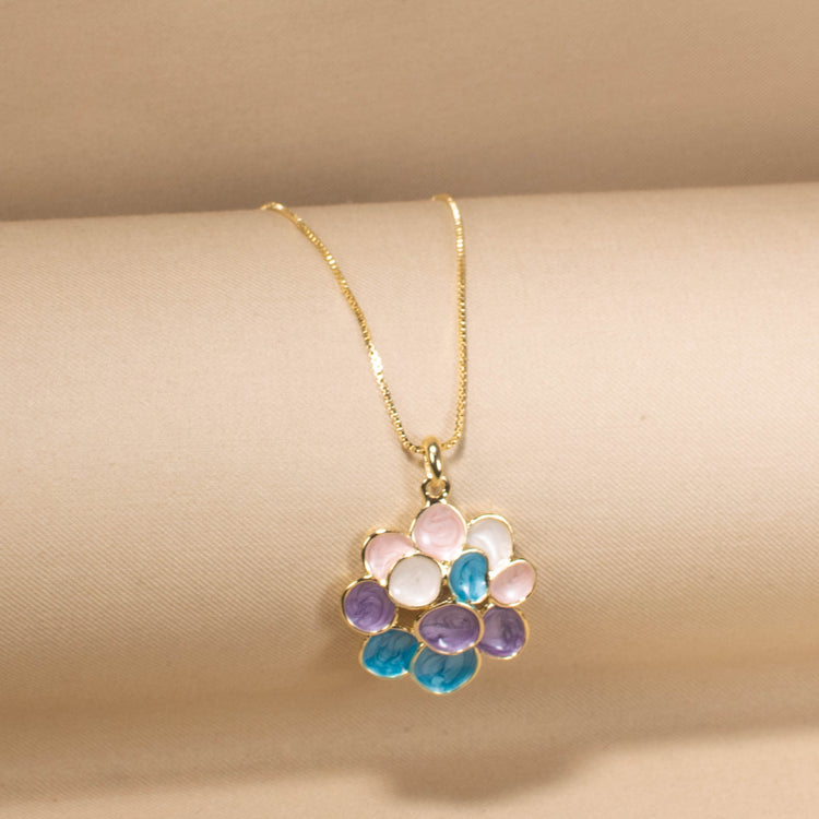 Macaron Bloom Pendant Set