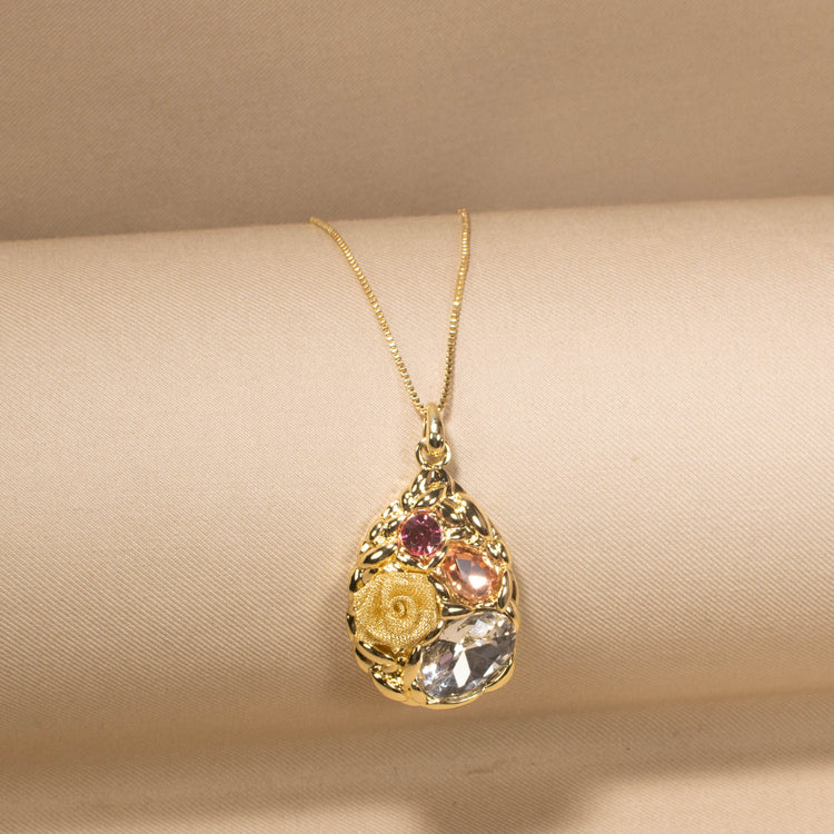 Martha Teardrop Pendant Set