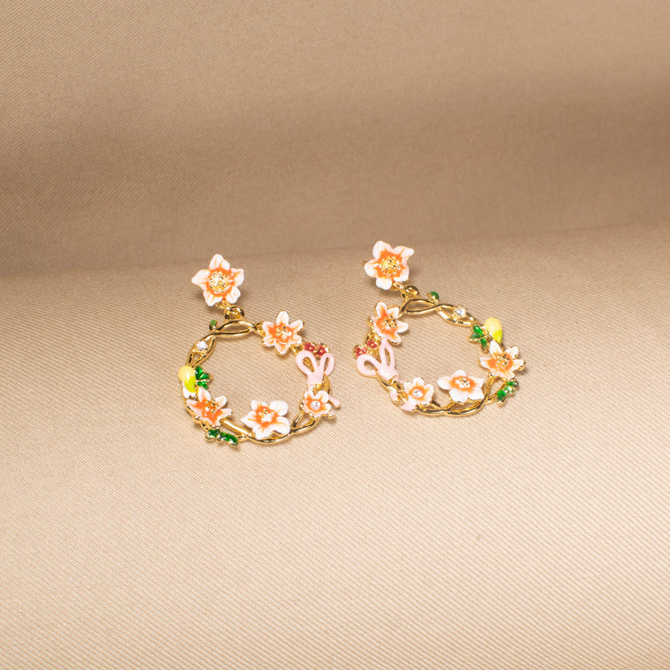 Spring Fling Floral Earrings