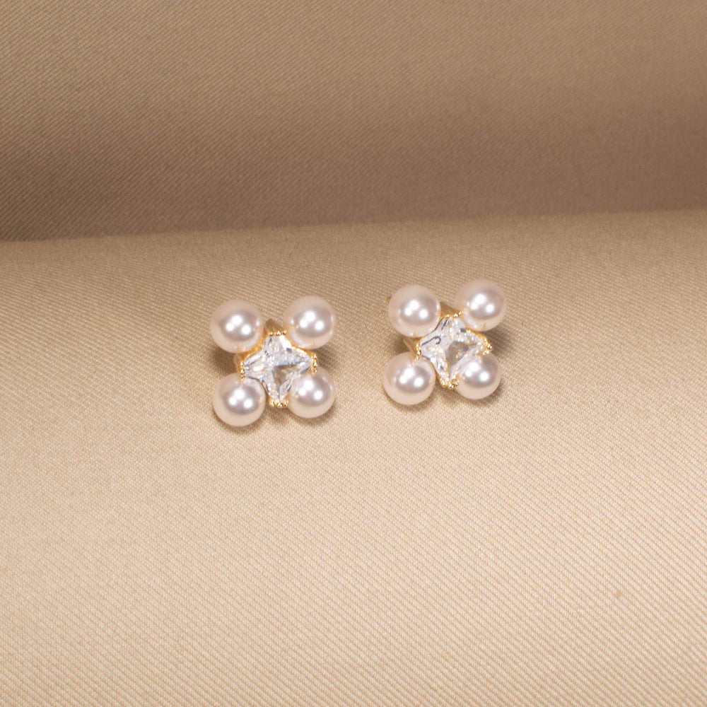Quad Pearl Radiance Earrings