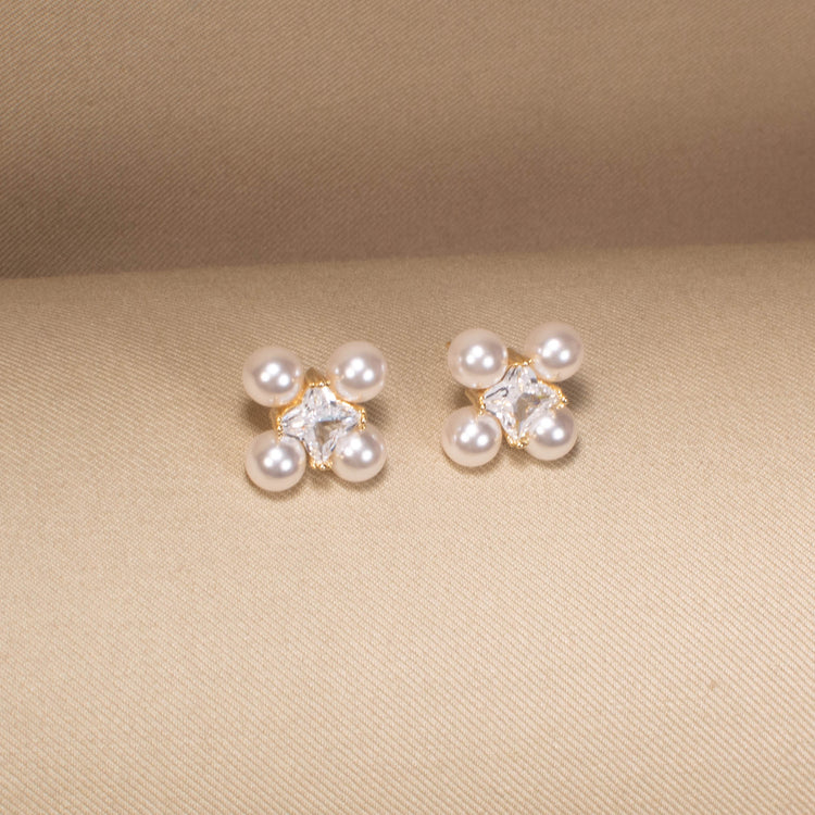 Quad Pearl Radiance Earrings