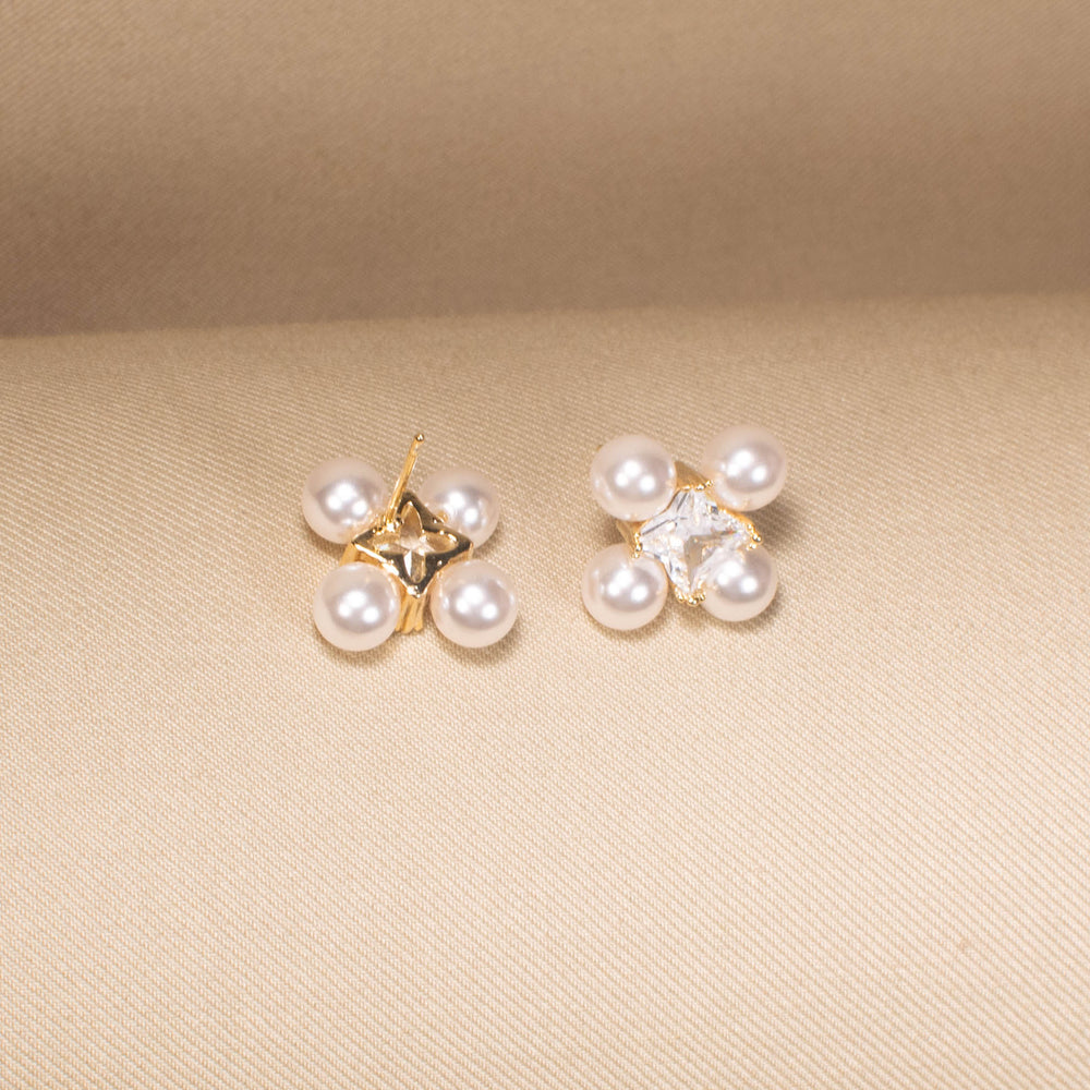 Quad Pearl Radiance Earrings